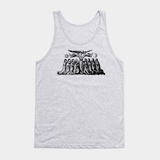 Vintage Alchemy Esoteric Symbolism Tank Top by AltrusianGrace